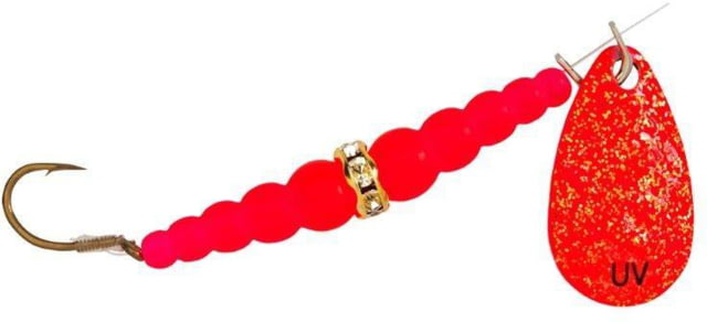 Yakima Bait Silver Magic Kokanee and Trout Spinner Glitter Red Size 4