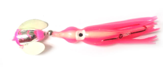 Yakima Bait Spin-N-Glo Kokanee Rig Spinner Sz 10 Hook Sz 4 Double Trouble Pink Glow