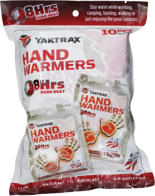 Yaktrax Hand Warmers 10 Pack