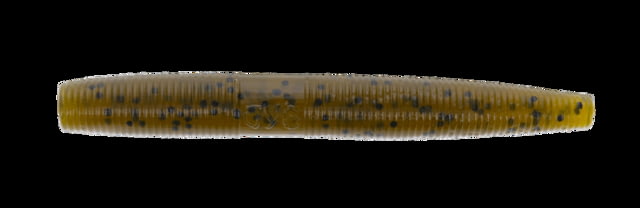 Yamamoto Baits Ned Senko Worm 10 3in Green Pumpkin-Black