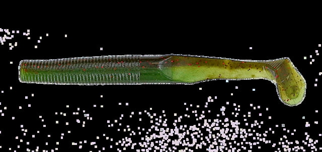 Yamamoto Baits Swimming Senko 4in Swimbaits 10 pack Green Pumpkin-Red-Fading Watermelon