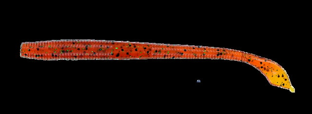 Yamamoto Baits Yamamoto Baits Kut 5in Tail Worm 10 Pumpkin-Black-Green