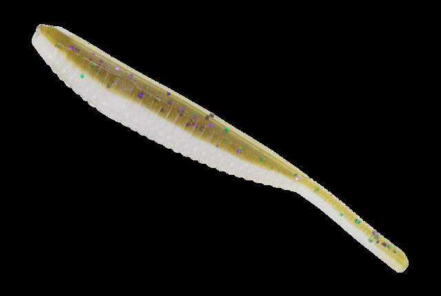 Yamamoto Baits Shad Shape Floater Shad 8 5in Green Pumpkin-Clear Bel