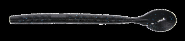 Yamamoto Baits Yamamoto Baits 7in Speed Senko Black with Large Blue
