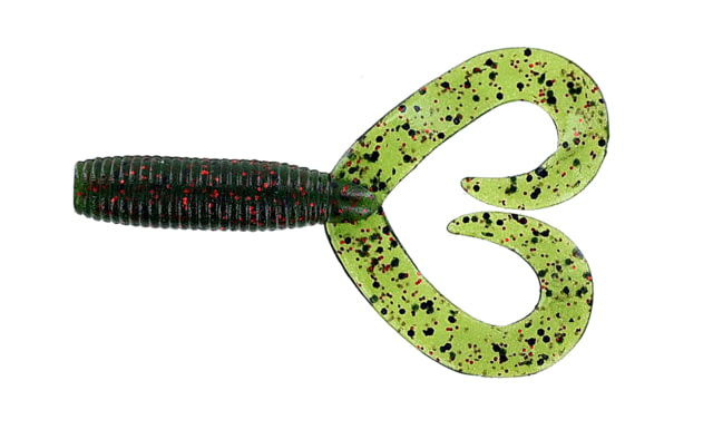 Yamamoto Baits Double Tail Grub 5in 20pk Watermelon with Black & Red