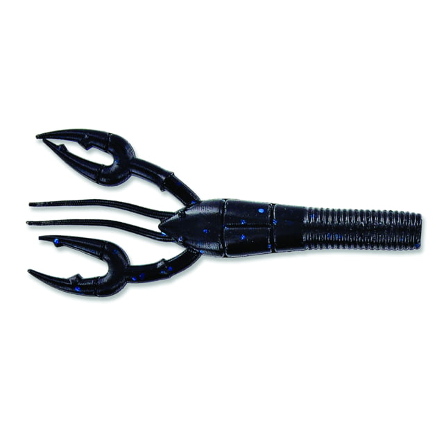 Yamamoto Baits Yamamoto Baits Fat Baby Craw 3.75in 7pk Black with Large Blue