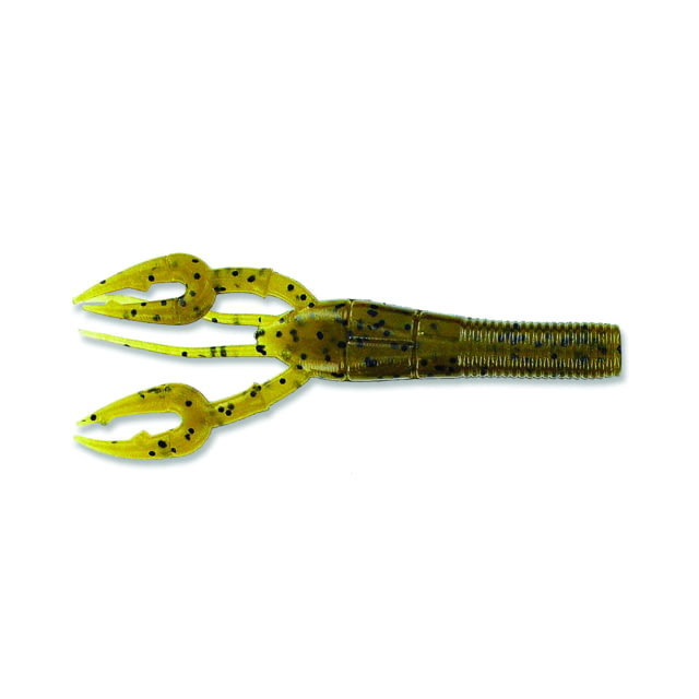 Yamamoto Baits Yamamoto Baits Fat Baby Craw 3.75in 7pk Green Pumpkin with Large Black