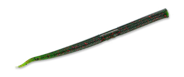 Yamamoto Baits Pro Senko Worm 5in 10pk Watermelon Black & Red Flake