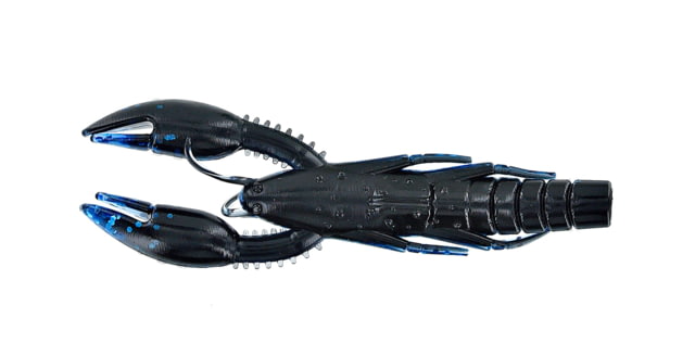 Yamamoto Baits PsychoDad Crawdad Bait 4in 5pk Black & Blue