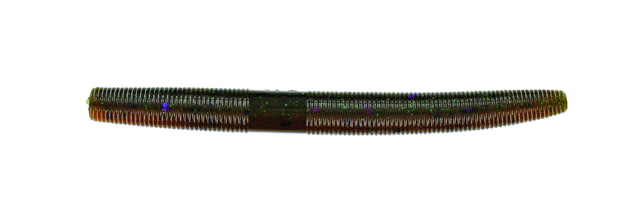 Yamamoto Baits Yamamoto Baits Senko Worm 10 4in Dark Green Pumpkin with Purple/Black/Small Emerald/Transparent Amber Laminate