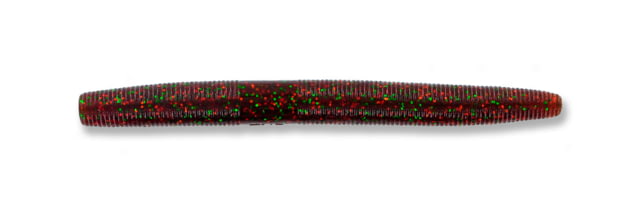 Yamamoto Baits Yamamoto Baits Senko Worm 10 4in Smoke Root Beer with Small Green & Copper