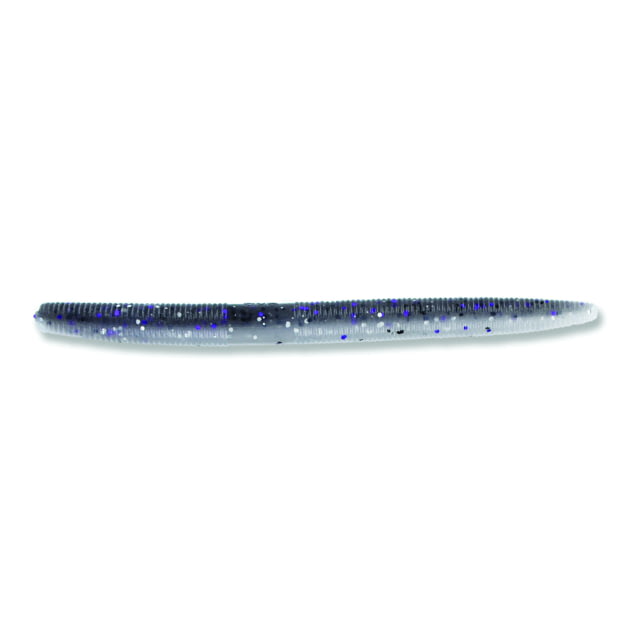 Yamamoto Baits Yamamoto Baits Senko Worm 10 4in Smoke with Purple & Hologram Laminate