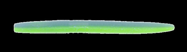 Yamamoto Baits Yamamoto Baits Senko 5in Worm 10 Pack Chartreuse-Electric Blue