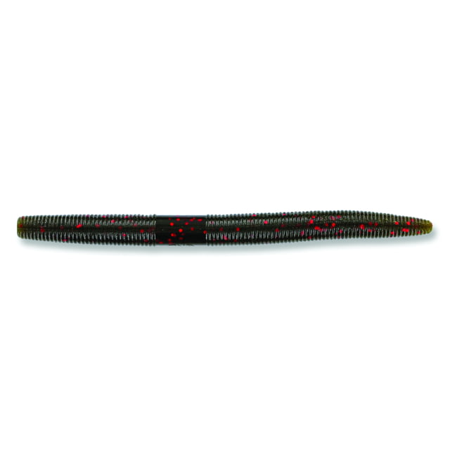 Yamamoto Baits Senko Worm 5 6in Green Pumpkin with Large Red