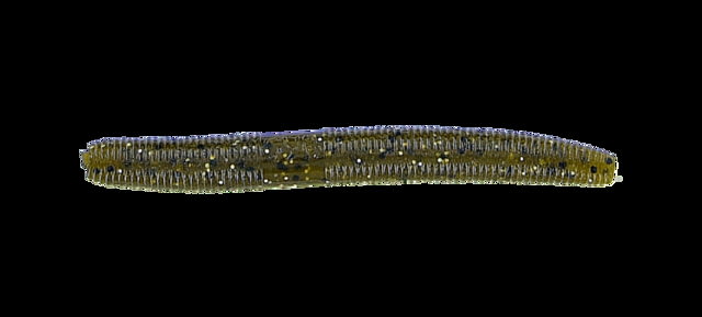 Yamamoto Baits Slim Senko Worm 10 3in Green Pumpkin Magic