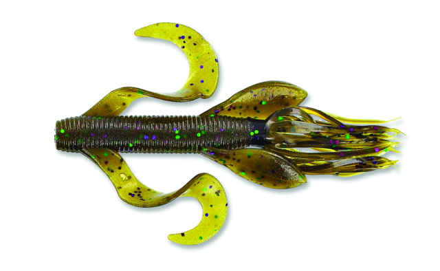 Yamamoto Baits Kreature Soft Bait 7 4in Watermelon with Large Black & Small Red