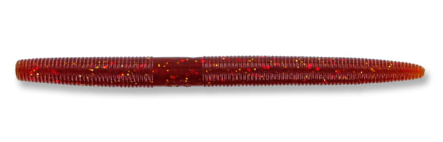 Yamamoto Baits Senko 5in Worm 10 Pack Root Beer with Large Red & Small Gold