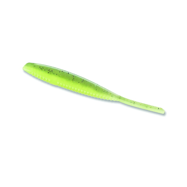 Yamamoto Baits Shad Shape Worm 10 3.75in Baby Bass Crystal Clear Belly Laminate