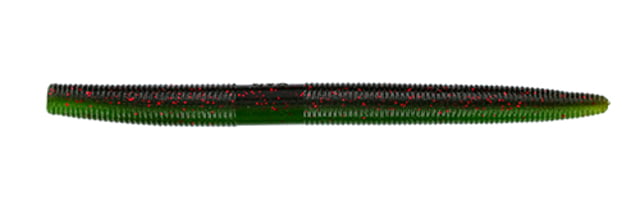 Yamamoto Baits Yamamoto Baits Senko 5in Worm 10 Pack Green Pumpkin/Red Flake/Fading Watermelon La
