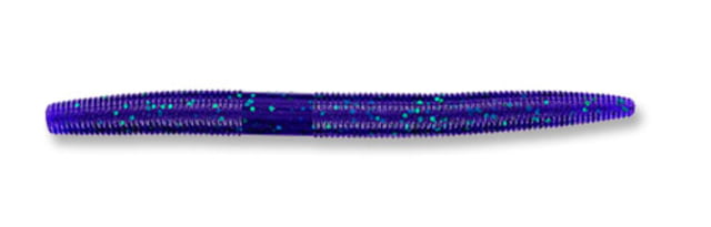 Yamamoto Baits Yamamoto Baits Senko 5in Worm 10 Pack June Bug Purple/Emerald Flake