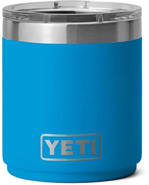 Yeti Rambler 10 oz Lowball w/Magslider Lid Big Wave Blue 10 oz