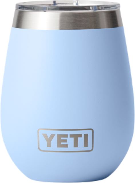 Yeti Rambler 10 oz Wine Tumbler w/MagSlider Lid Big Sky Blue 10 oz