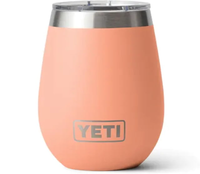 Yeti Rambler 10 oz Wine Tumbler w/MagSlider Lid Lowcountry Peach