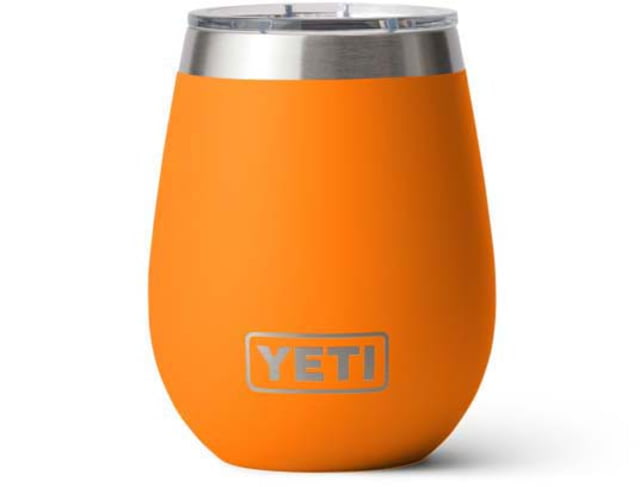 Yeti Rambler 10 oz Wine Tumbler with MagSlider Lid King Crab Orange