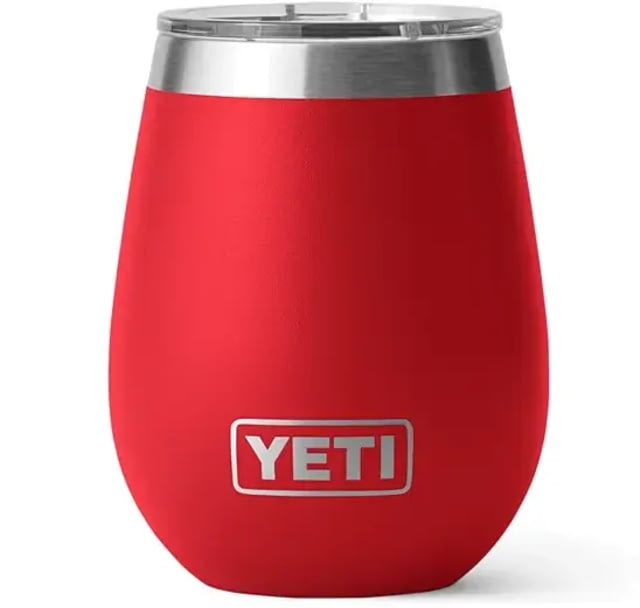Yeti Rambler 10 oz Wine Tumbler with MagSlider Lid Rescue Red