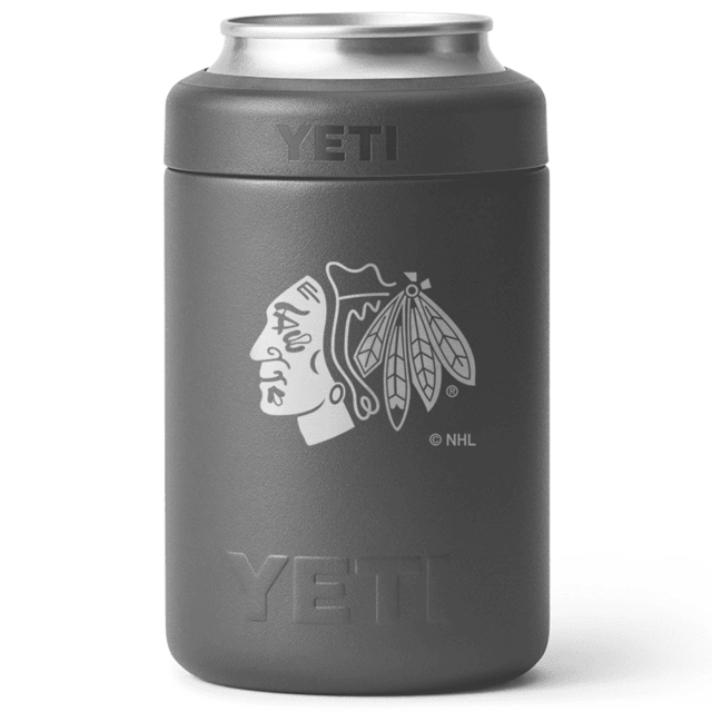Yeti Yeti Rambler 12 oz Colster 2.0 Can Cooler Black/NHL Blackhawks