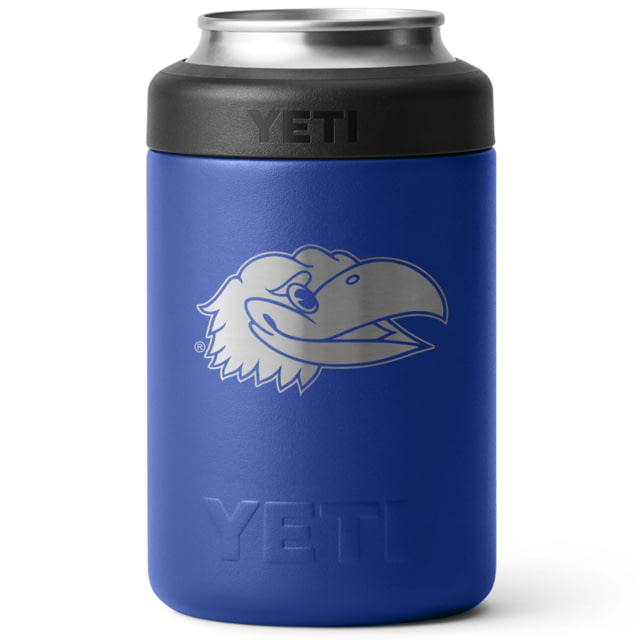 Yeti Yeti Rambler 12 oz Colster 2.0 Can Cooler Blue/NCAA Kansas