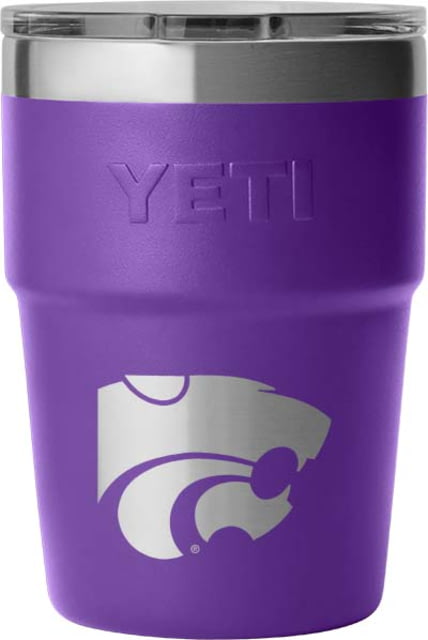 Yeti Yeti Rambler 16 oz Stackable Cup w/Magslider Lid Purple/NCAA Kansas State