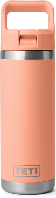 Yeti Yeti Rambler 18 oz Water Bottle w/Straw Cap Lowcountry Peach