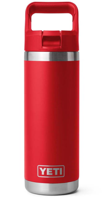 Yeti Rambler 18 oz C Straw Bottle Rescue Red