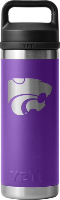 Yeti Yeti Rambler 18 oz Water Bottle w/Chug Cap Purple/NCAA Kansas State