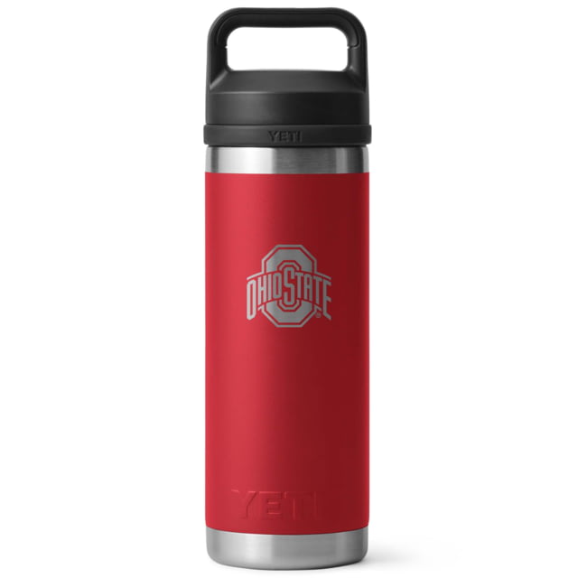 Yeti Yeti Rambler 18 oz Water Bottle w/Chug Cap Red/NCAA Ohio State