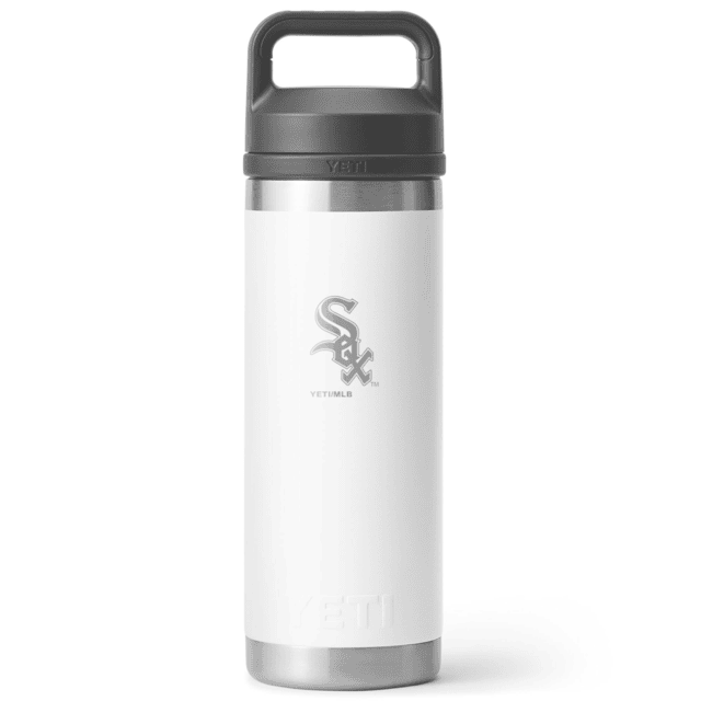 Yeti Yeti Rambler 18 oz Water Bottle w/Chug Cap White/MLB White Sox