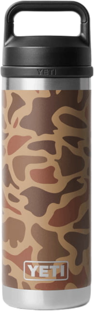 Yeti Yeti Rambler 18 oz Water Bottle w/Straw Cap Wetlands Camo