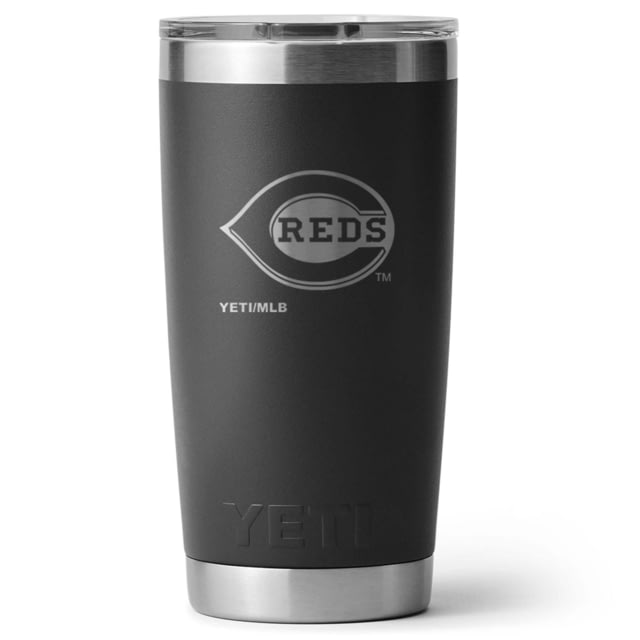 Yeti Yeti Rambler 20 oz Water Bottle w/Magslider Lid Black/MLB Reds