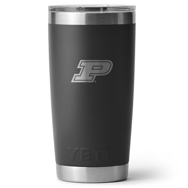 Yeti Yeti Rambler 20 oz Water Bottle w/Magslider Lid Black/NCAA Purdue