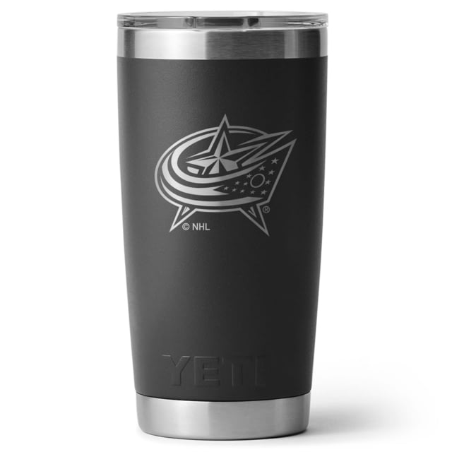 Yeti Yeti Rambler 20 oz Water Bottle w/Magslider Lid Black/NHL Blue Jackets