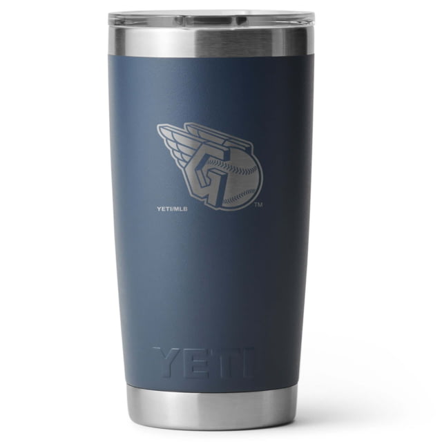 Yeti Yeti Rambler 20 oz Water Bottle w/Magslider Lid Navy/MLB Guardians