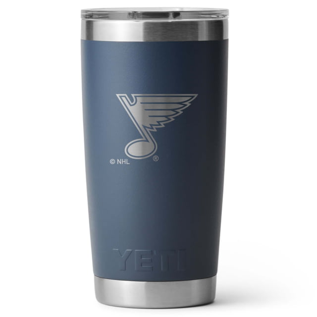 Yeti Yeti Rambler 20 oz Water Bottle w/Magslider Lid Navy/NHL Blues