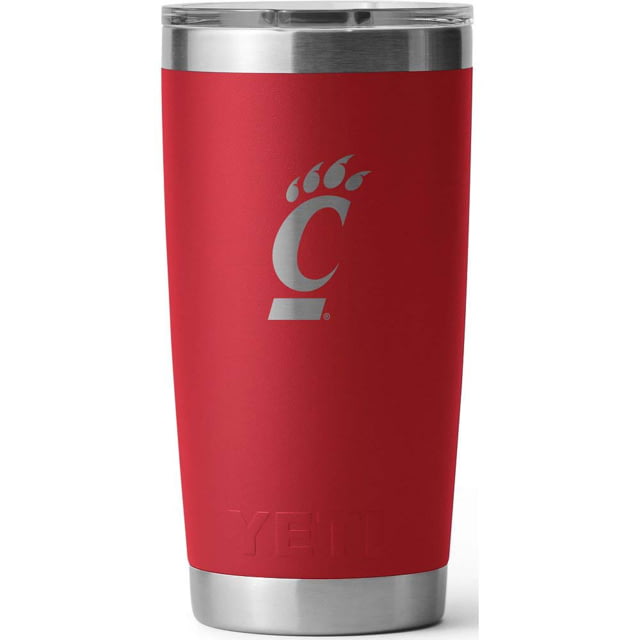 Yeti Yeti Rambler 20 oz Water Bottle w/Magslider Lid Red/NCAA Cincinnati