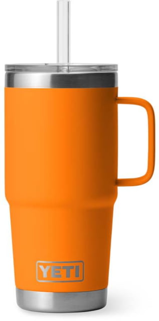 Yeti Rambler 25 oz Straw Mug King Crab Orange