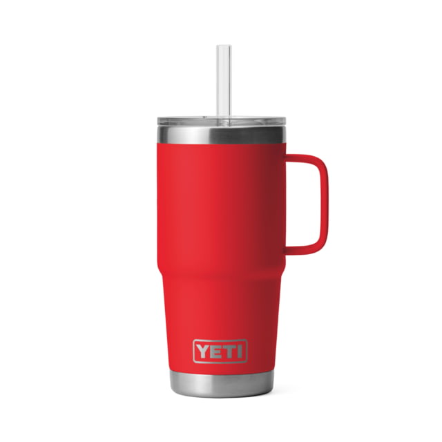 Yeti Rambler Straw Mug 25oz Rescue Red