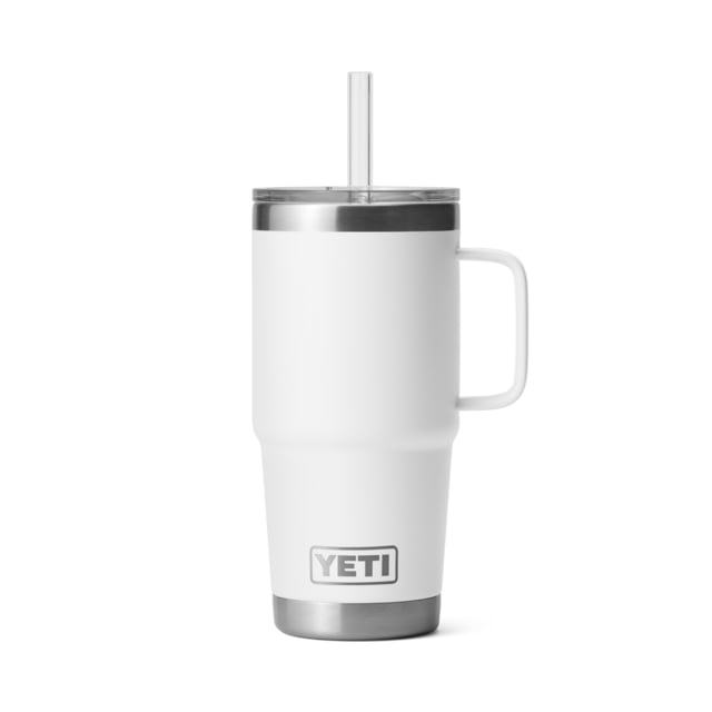 Yeti Rambler 25 oz Straw Mug White 25 oz
