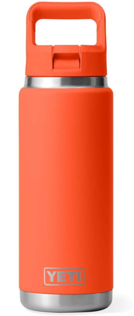 Yeti Yeti Rambler 26 oz Water Bottle w/Straw Cap Papaya