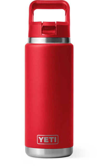 Yeti Rambler 26 oz C Straw Bottle Rescue Red