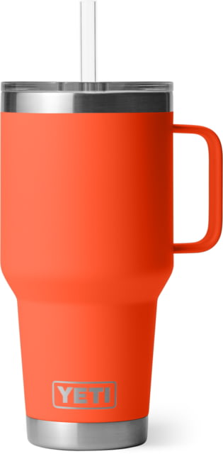 Yeti Yeti Rambler 35 oz Straw Mug w/Straw Lid Papaya